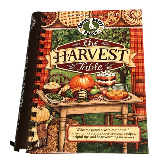 The Harvest Table Cookbook By Gooseberry Patch Recipe Spiral Bound - Picture 1 of 11